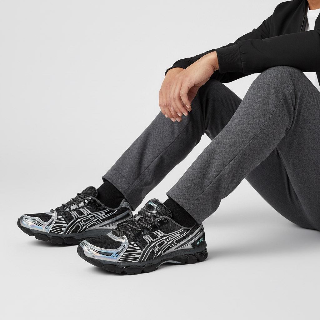 Order ASICS Gel-Kayano 12.1 ''Holiday Pack - Hitam Perak Tulen'' 1203A996-001