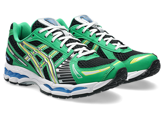 Lookbook Asics GEL-KAYANO 12.1 Hardloopschoenen Zwart/Cilantro 1203A885-001
