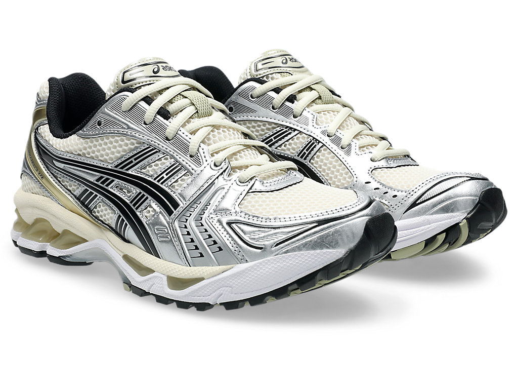 Lookbook Asics Gel Kayano 14 ''Birch Pure Silver'' Sneaker Herren/Damen 1203A537-200