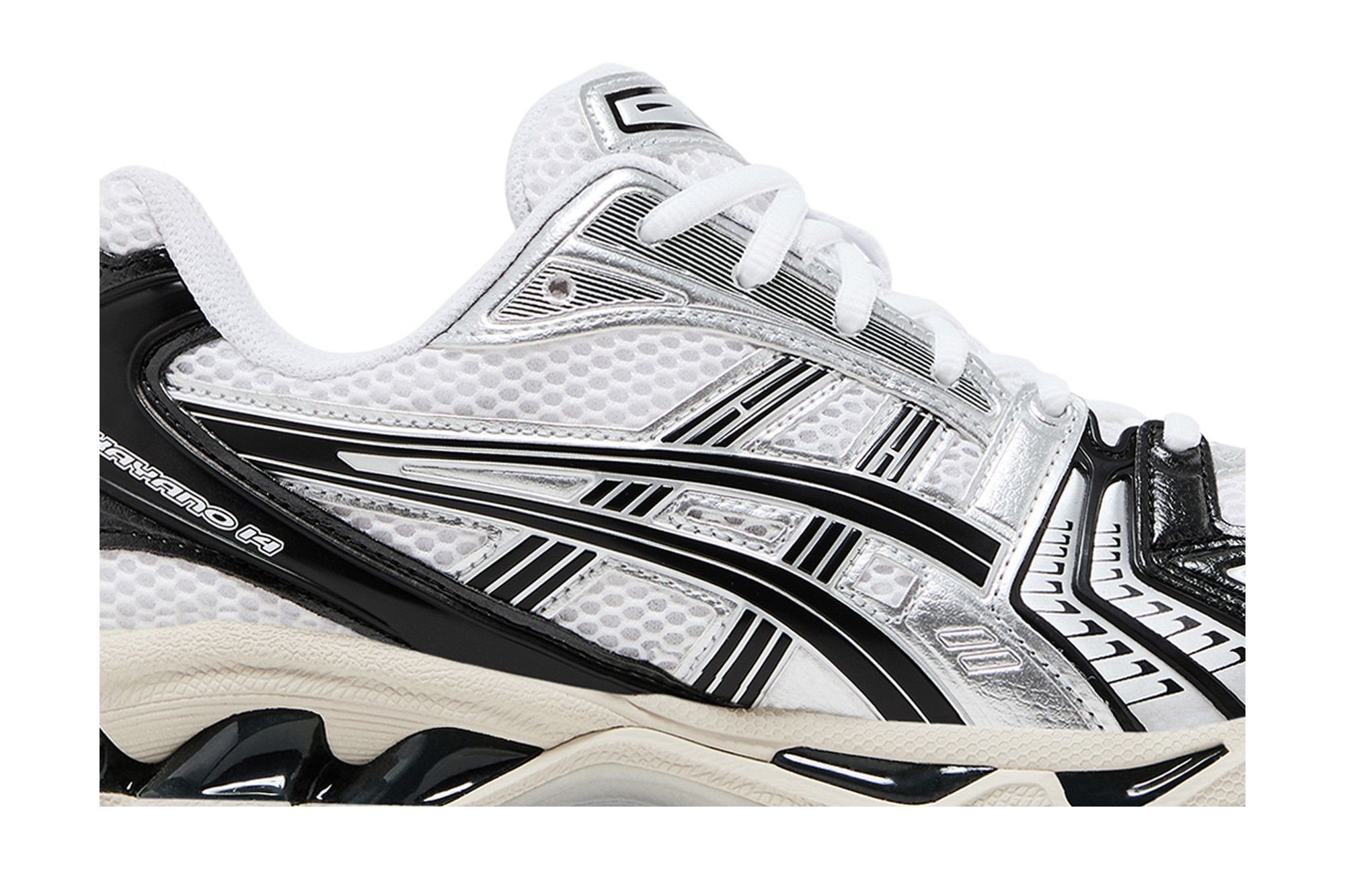 Lookbook ASICS Gel Kayano 14 ''Weiß Silber Schwarz'' 1203A709-100