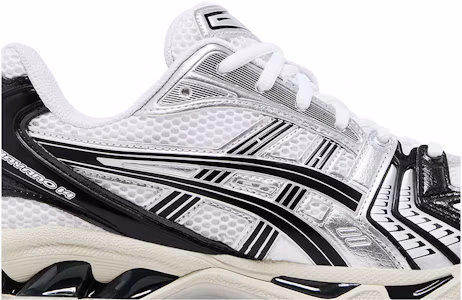 Lookbook ASICS Gel Kayano 14 ''Blanc Argent Noir'' 1203A709-100
