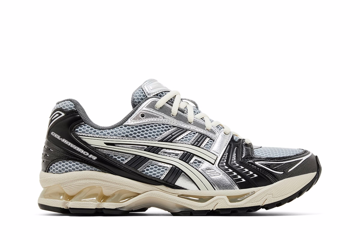 ASICS Gel-Kayano 14 Black Glacier Grey Silver