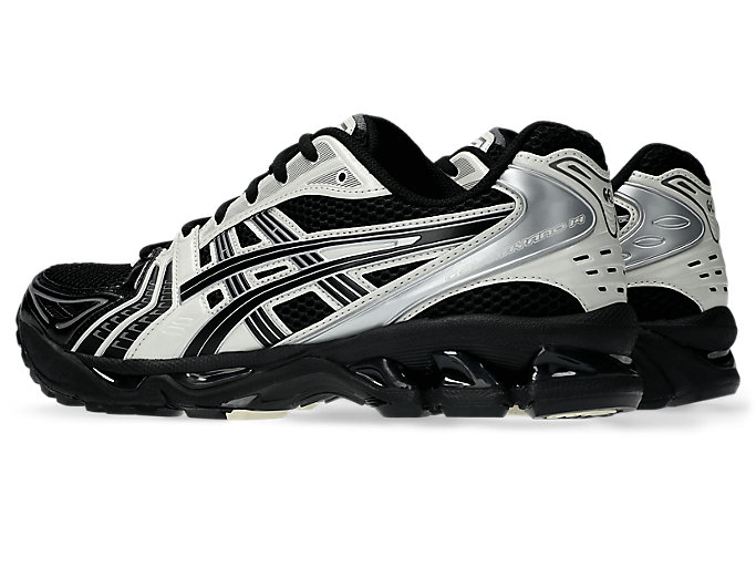 Shop ASICS GEL-KAYANO 14 黑色/奶油色 運動跑鞋 1203A537-002