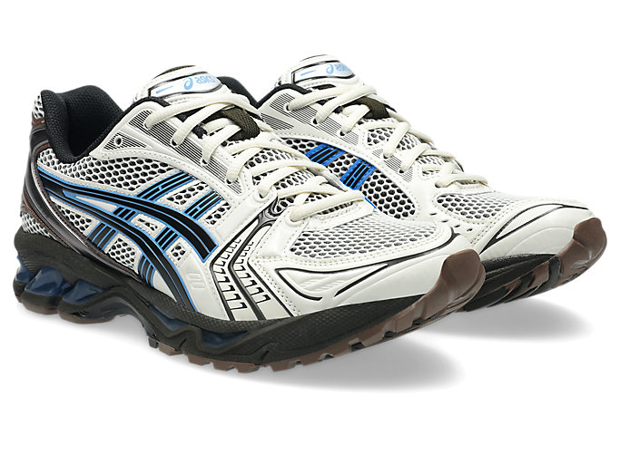 Lookbook ASICS GEL-KAYANO 14 Sepatu Lari Cream/Biru Coast 1203A740-104