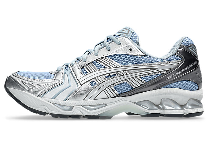 Cheap ASICS GEL-KAYANO 14 Zapatillas Running Gris Delfín/Plata Pura 1203A537-401