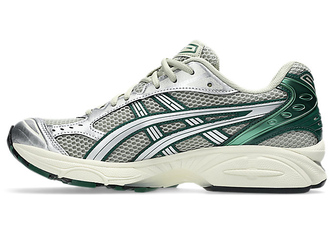 Shop ASICS GEL-KAYANO 14 跑鞋 枯葉綠/純銀 1203A537-300