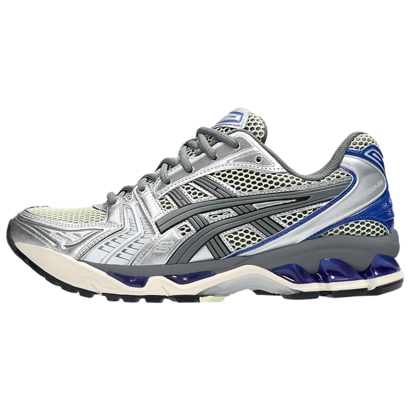 Asics Gel-Kayano 14 Silver Blue Comfortable Breathable Running Shoes 1203A740-750