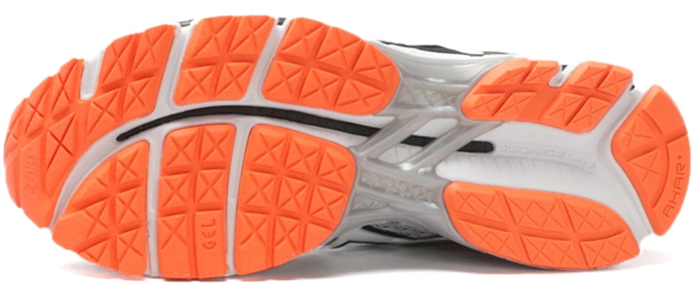 ASICS Gel-Kayano 19 'Black White Orange' T300N-9001 Shop ASICS Gel-Kayano 19 'Black White Orange' T300N-9001