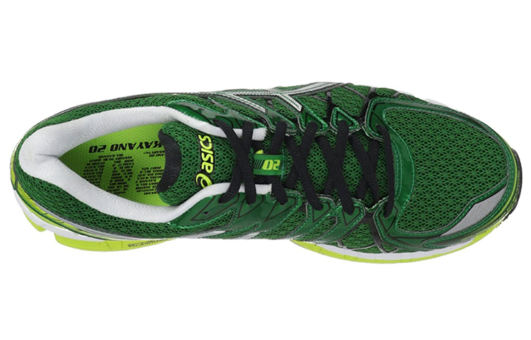 Shop Asics Gel-Kayano 20 休閒透氣 低筒運動跑步鞋 寶石綠