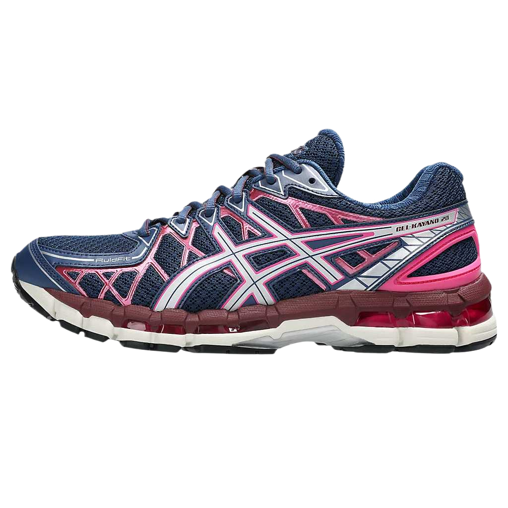 ASICS Gel-Kayano 20 Comfortable Durable Classic Low-Top Running Shoes Blue Men 1203A388-401