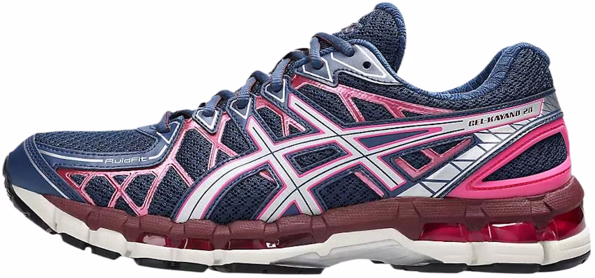 ASICS Gel-Kayano 20 Comfortable Durable Classic Low-Top Running Shoes Blue Men 1203A388-401 Buy ASICS Gel-Kayano 20 Comfortable Durable Classic Low-Top Running Shoes Blue Men 1203A388-401