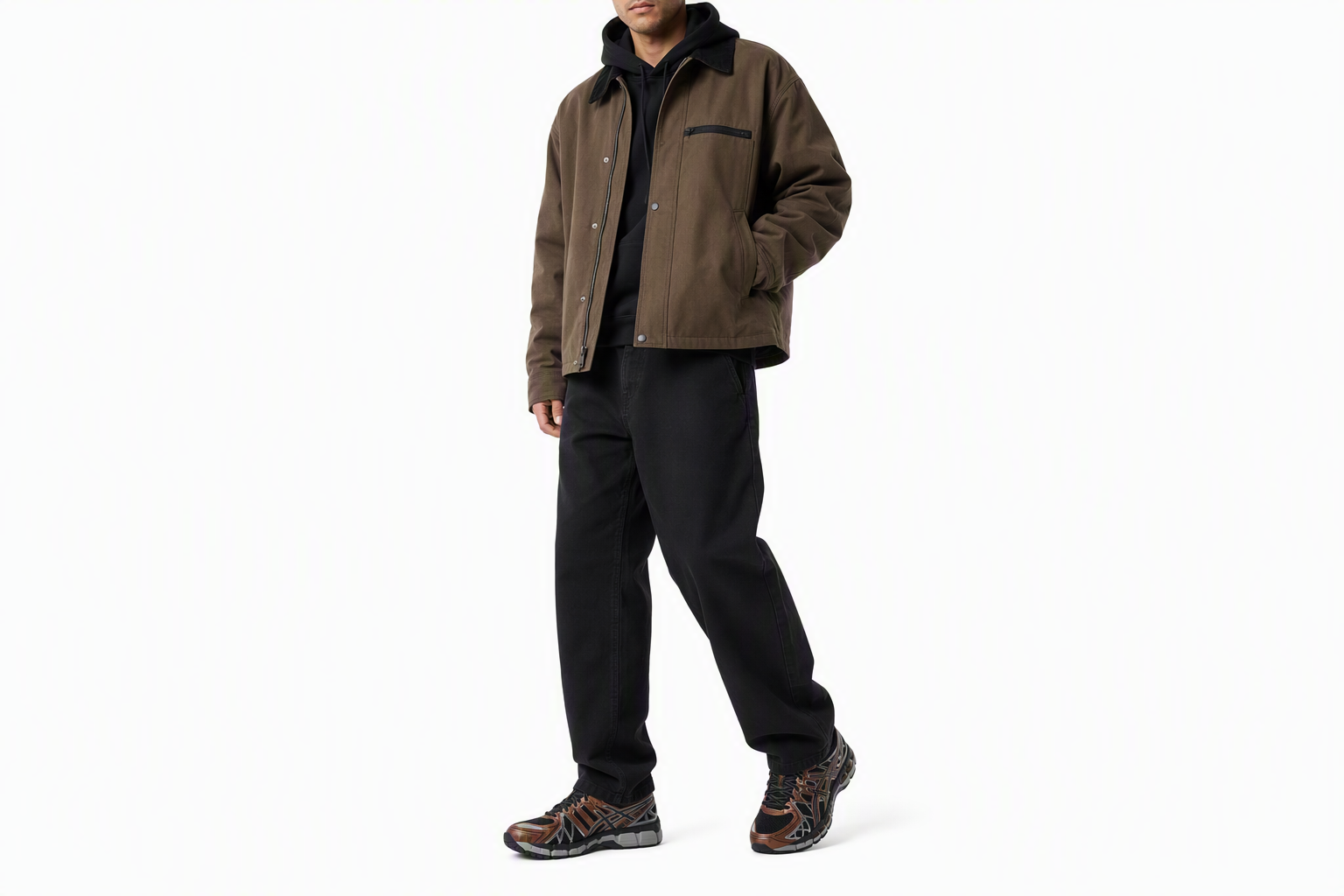 Order Asics GEL-KAYANO 20 跑鞋 黑色/紅棕色 1203A388-002