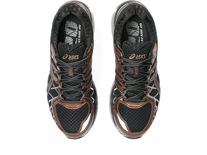 Sizing Asics GEL-KAYANO 20 跑鞋 黑色/紅棕色 1203A388-002