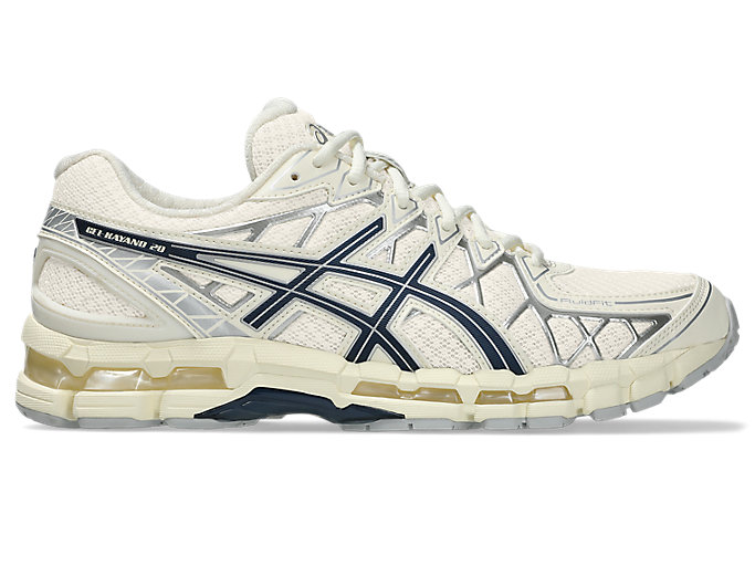 ASICS GEL-KAYANO 20 Running Shoes Cream/Independence Blue 1203A388-104