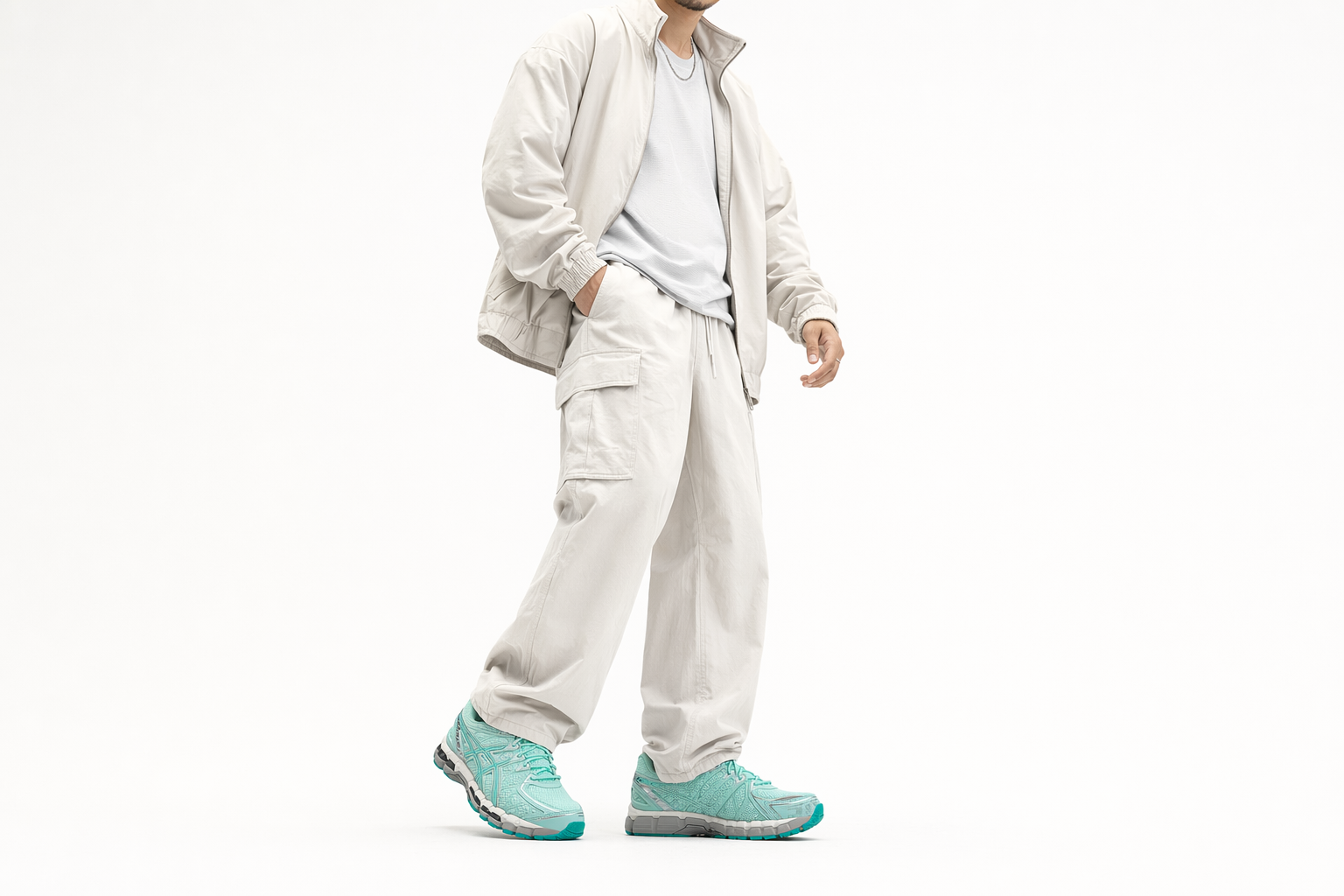 Order ASICS GEL-KAYANO 20 跑鞋 清冰藍/波羅的海綠寶石 1203A758-300