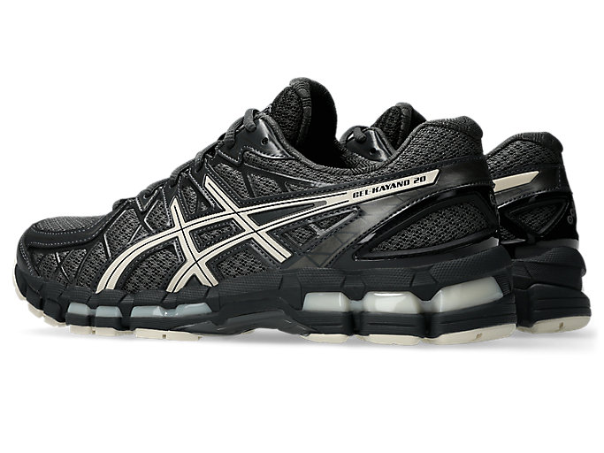 Lookbook ASICS GEL-KAYANO 20 Chaussures de Course Gris Obsidienne/Avoine 1203A388-027