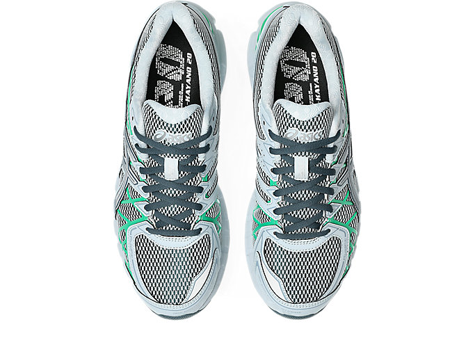 Sizing ASICS GEL-KAYANO 20 Zapatillas para Correr Tormenta/Cilantro 1203A884-400