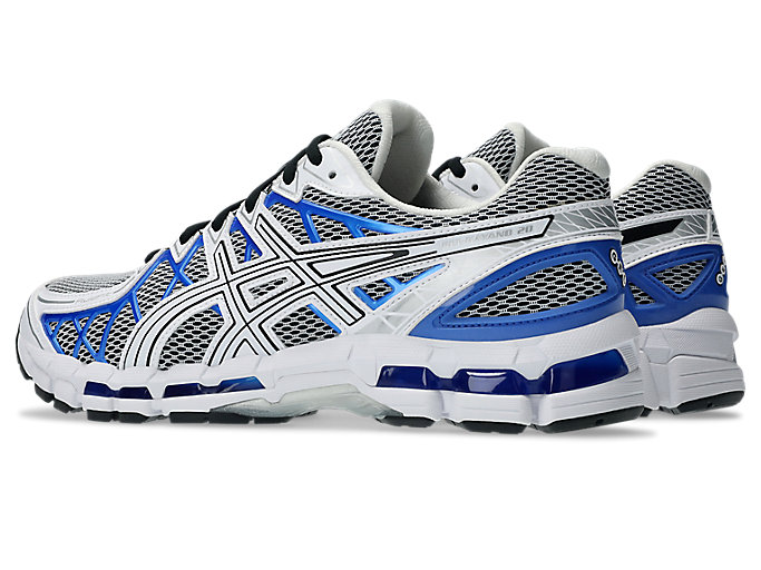 Lookbook 아식스 젤 카야노 20 러닝화 화이트/일루전 블루 1203A884-100