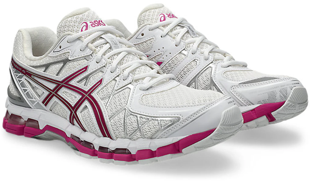 ASICS GEL-KAYANO 20 Running Shoes White/Raspberry 1203A388-108 Lookbook ASICS GEL-KAYANO 20 Running Shoes White/Raspberry 1203A388-108