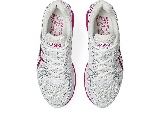 Sizing ASICS GEL-KAYANO 20 Running Shoes White/Raspberry 1203A388-108