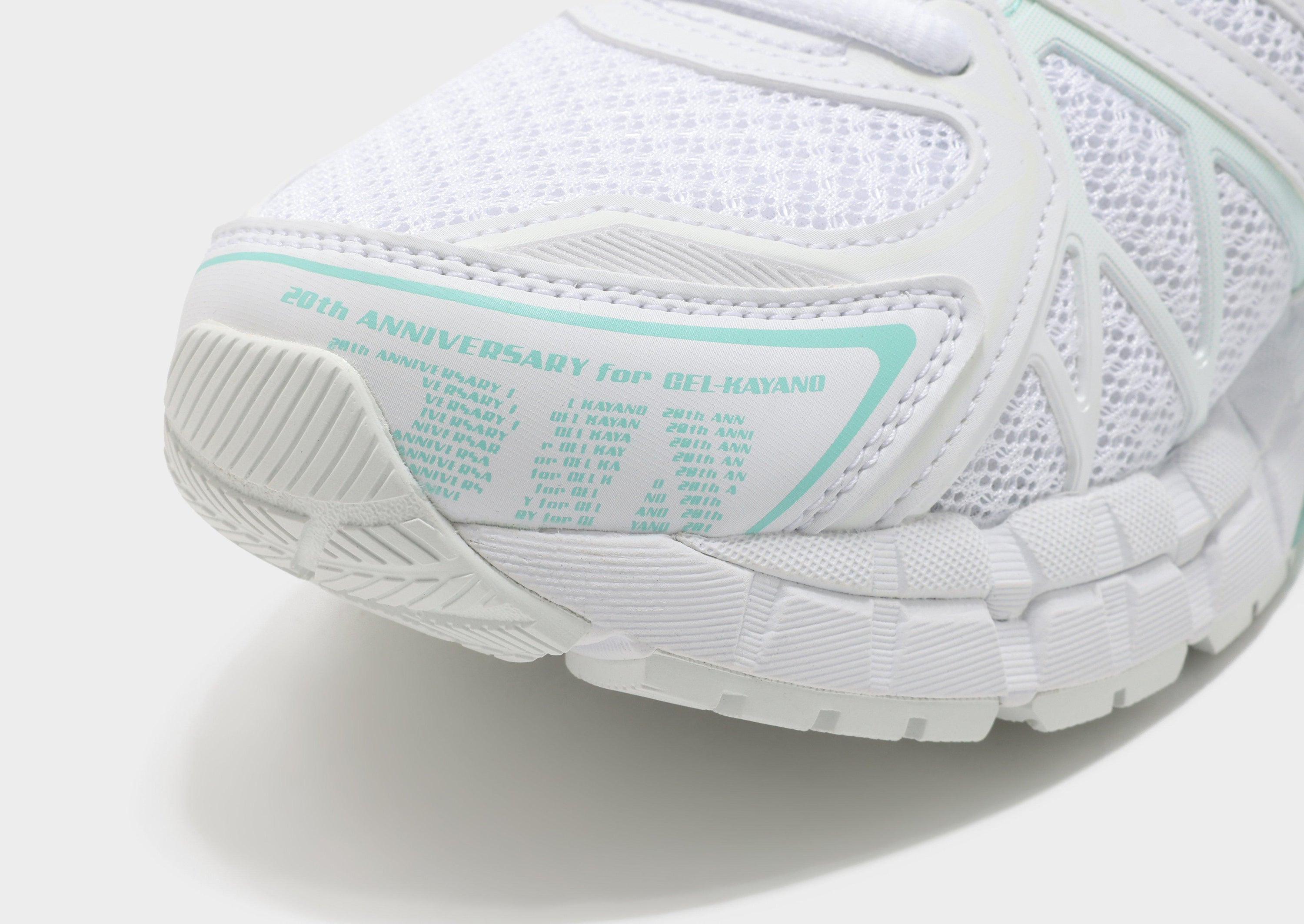Sizing ASICS Gel-Kayano 20 White Illuminate Mint 1203B149-100