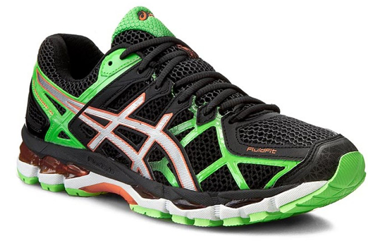 Lookbook ASICS Gel-Kayano 21 '黑绿' 运动鞋 T4H2N-9091