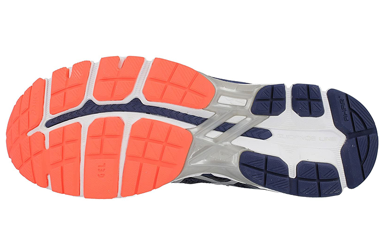 Purchase 亚瑟士Gel-Kayano 21蓝橙色跑鞋 T4H2Q-5293