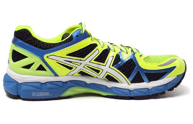 Order Asics Gel-Kayano 21 休閒透氣跑步鞋 黃藍拼接