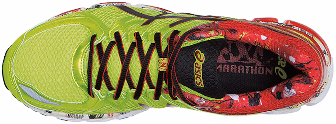 ASICS Gel-Kayano 21 'Yellow Red Colorblock' T4J1N-0590 Lookbook ASICS Gel-Kayano 21 'Yellow Red Colorblock' T4J1N-0590