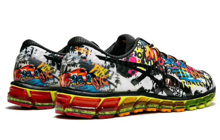 Lookbook ASICS Gel-Kayano 22 ''NYC Schwarz Weiß'' T5M2N-0193