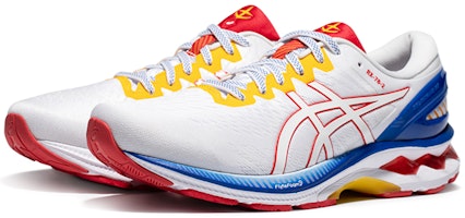 Asics Gel-Kayano 27 Gundam 防滑耐磨減震 低筒 跑步鞋 男款 白藍紅 Order Asics Gel-Kayano 27 Gundam 防滑耐磨減震 低筒 跑步鞋 男款 白藍紅