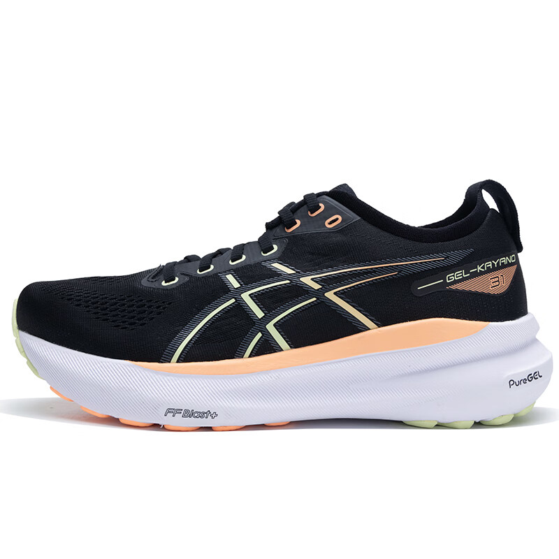 Asics Gel-Kayano 31 Black Running Shoes - Lightweight, Breathable, Stable. 1011B867-003