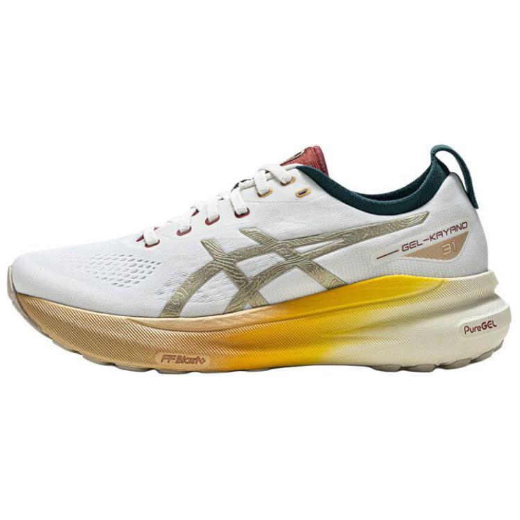 ASICS Gel-Kayano 31 Chengdu White Gold Running Shoes - Comfortable & Durable 1011C097-100
