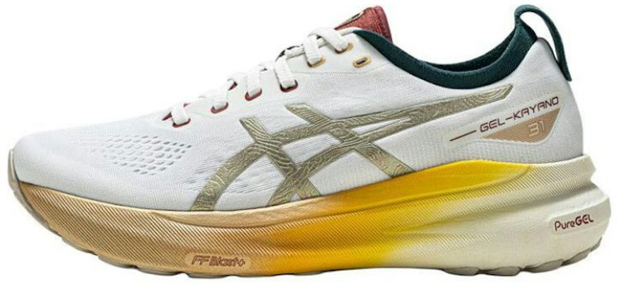 ASICS Gel-Kayano 31 Chengdu White Gold Running Shoes - Comfortable & Durable 1011C097-100 Buy ASICS Gel-Kayano 31 Chengdu White Gold Running Shoes - Comfortable & Durable 1011C097-100