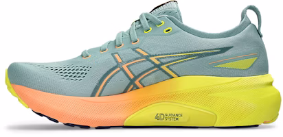 亚瑟士Gel-Kayano 31巴黎浅青柠檬黄配色跑鞋 1011B929-750 Shop 亚瑟士Gel-Kayano 31巴黎浅青柠檬黄配色跑鞋 1011B929-750