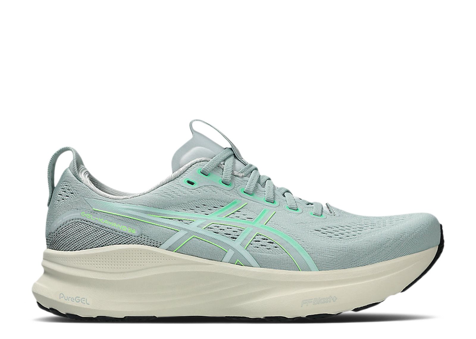 ASICS GEL-Kayano 32 4E Extra Wide 'Cold Moss Vital Green' 1011C054-402