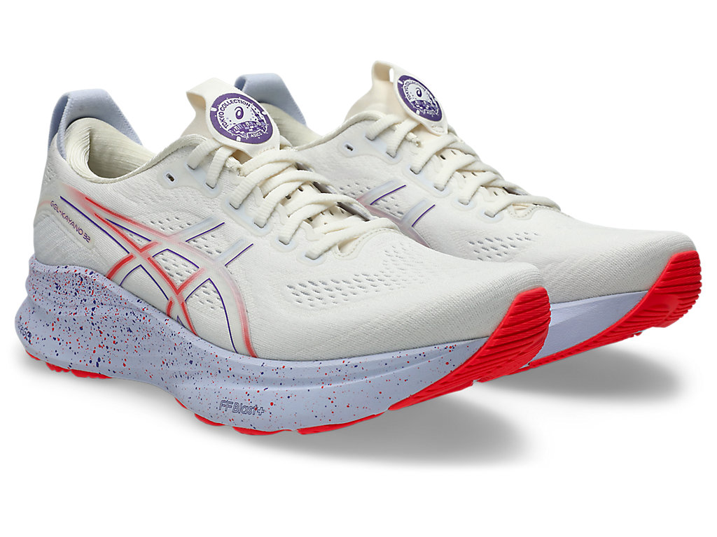 Lookbook ASICS Gel-Kayano 32 "Tokyo" Running Shoes Cream/Edo Purple 1011C140-500