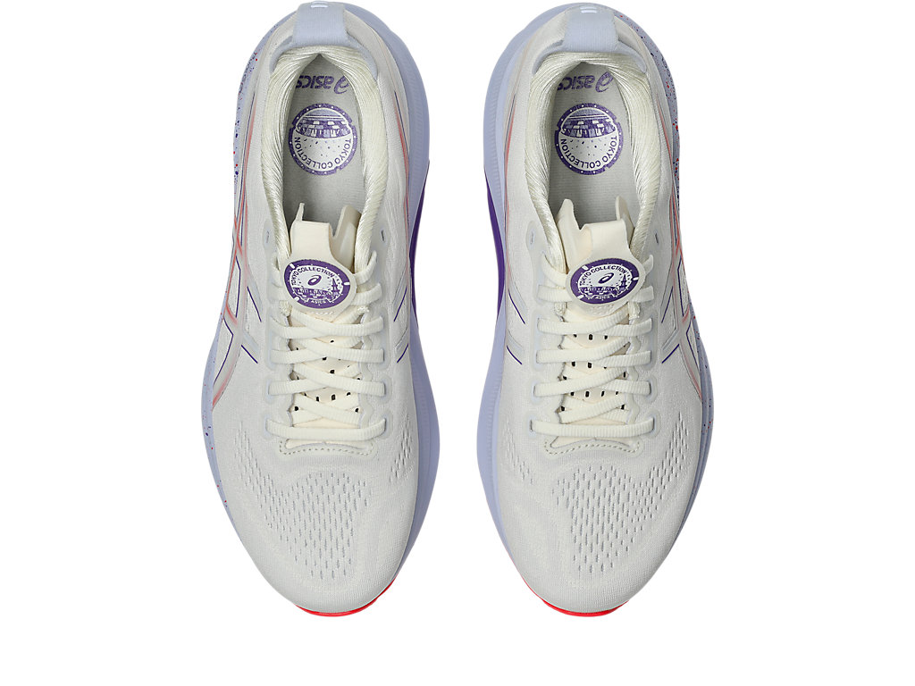 Sizing ASICS Gel-Kayano 32 "Tokyo" Running Shoes Cream/Edo Purple 1011C140-500