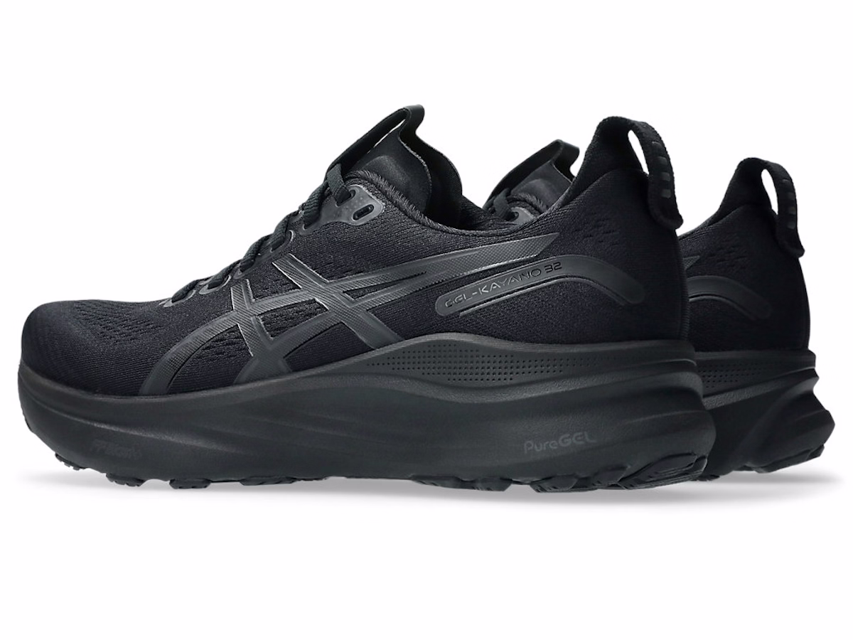 ASICS GEL-KAYANO 32 Extra Wide Running Shoes Black/Graphite Grey