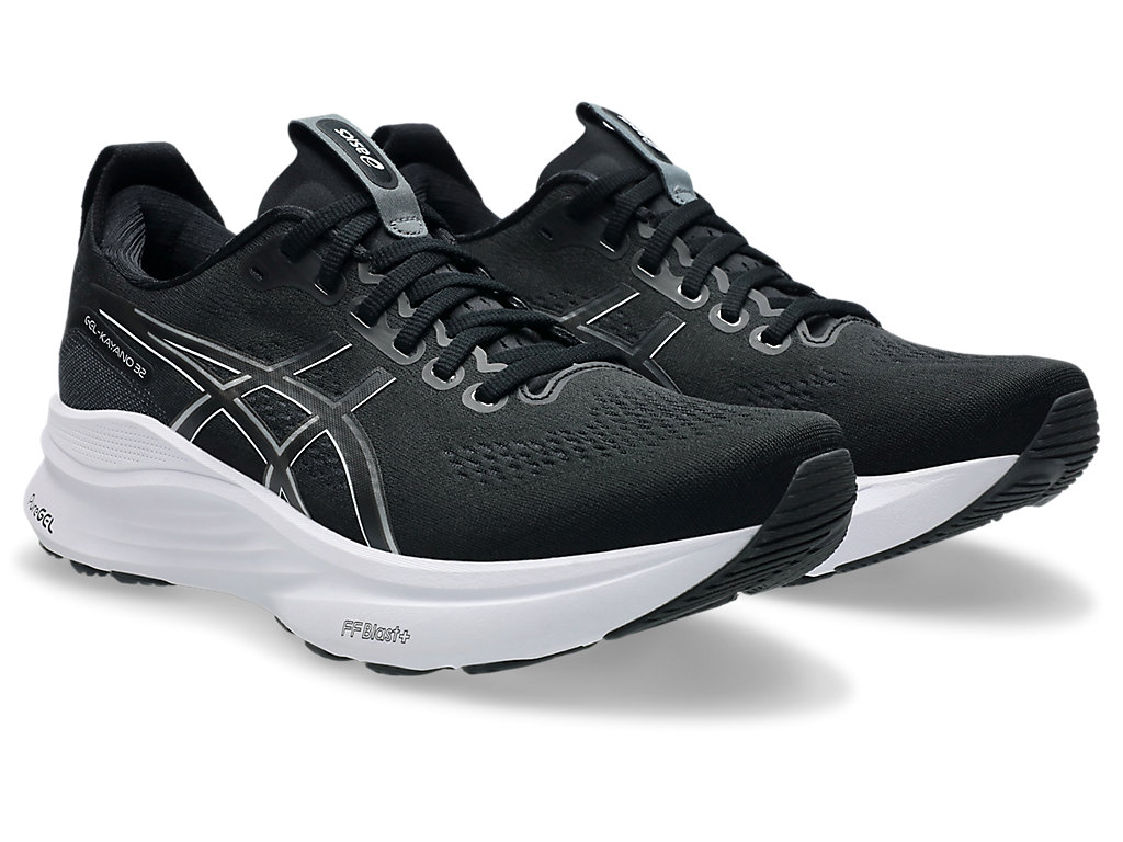 Lookbook ASICS GEL-KAYANO 32 Extra Wide Kasut Larian Hitam/Putih 1011C054-002