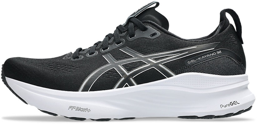 ASICS GEL-KAYANO 32 Extra Wide Running Shoes Black/White 1011C054-002 Cheap ASICS GEL-KAYANO 32 Extra Wide Running Shoes Black/White 1011C054-002