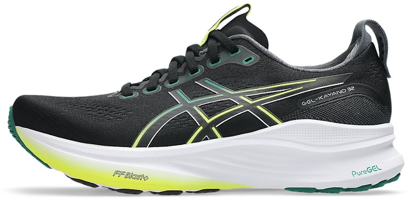 ASICS GEL-KAYANO 32 跑鞋 黑色/翠綠 1011C052-003 Cheap ASICS GEL-KAYANO 32 跑鞋 黑色/翠綠 1011C052-003