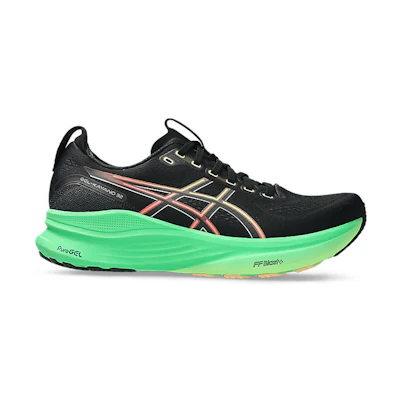ASICS GEL-KAYANO 32 Running Shoes Black/Vital Green