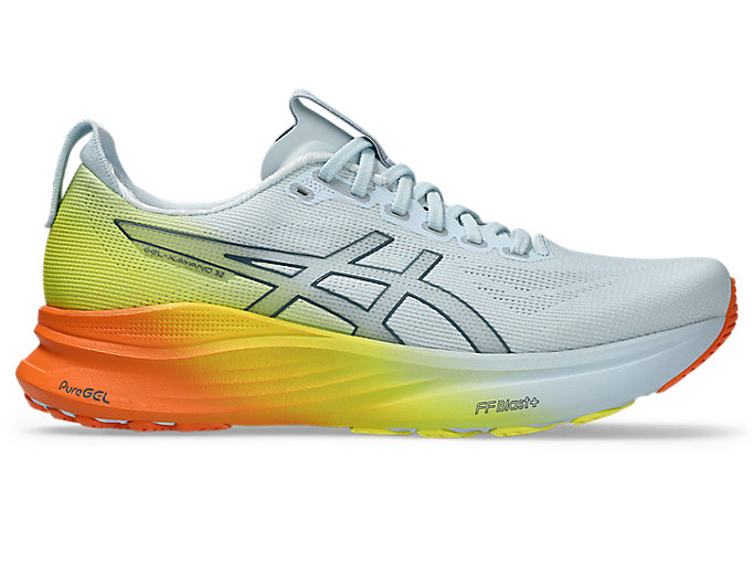 ASICS GEL-KAYANO 32 Running Shoes Sky/Lemon Spark 1011C284-400