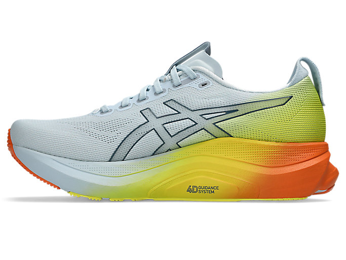 Shop ASICS ゲルカヤノ 32 ランニングシューズ スカイ/レモンスパーク 1011C284-400