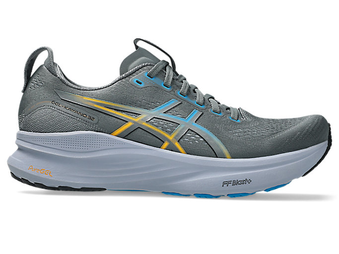 ASICS GEL-KAYANO 32 Running Shoes Steel Grey/Aegean Blue 1011C052-022
