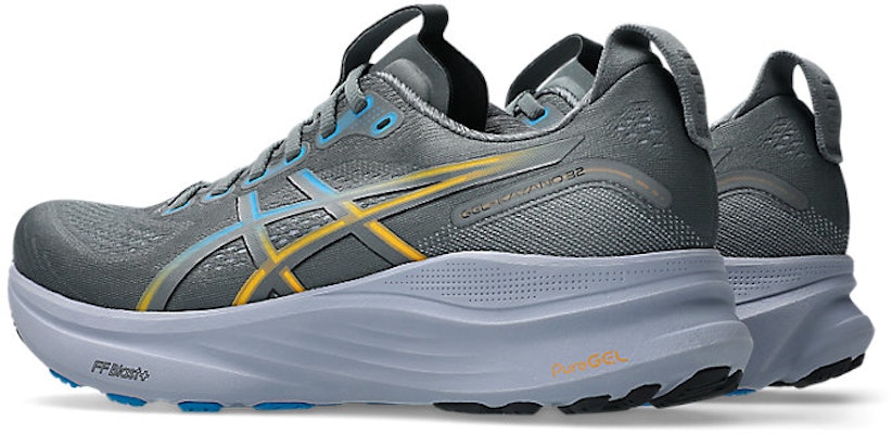 ASICS GEL-KAYANO 32 Kasut Lari Kelabu Keluli/Biru Aegean 1011C052-022 Lookbook ASICS GEL-KAYANO 32 Kasut Lari Kelabu Keluli/Biru Aegean 1011C052-022