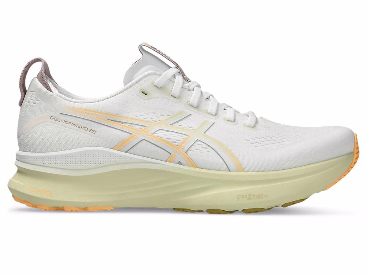 ASICS GEL-KAYANO 32 Running Shoes White/Orange Glow