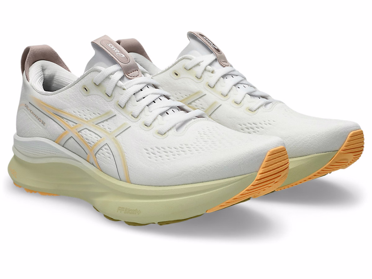 ASICS GEL-KAYANO 32 Running Shoes White/Orange Glow