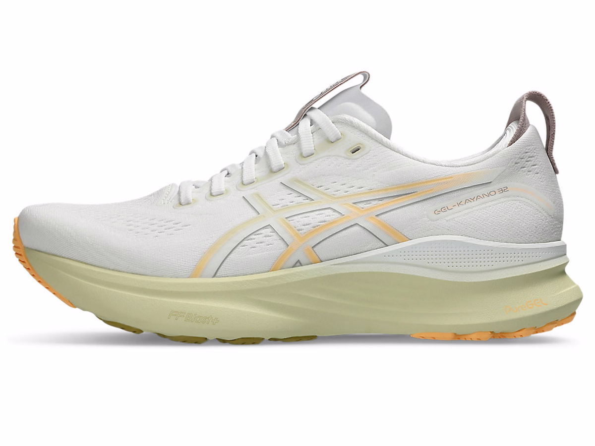 ASICS GEL-KAYANO 32 Running Shoes White/Orange Glow